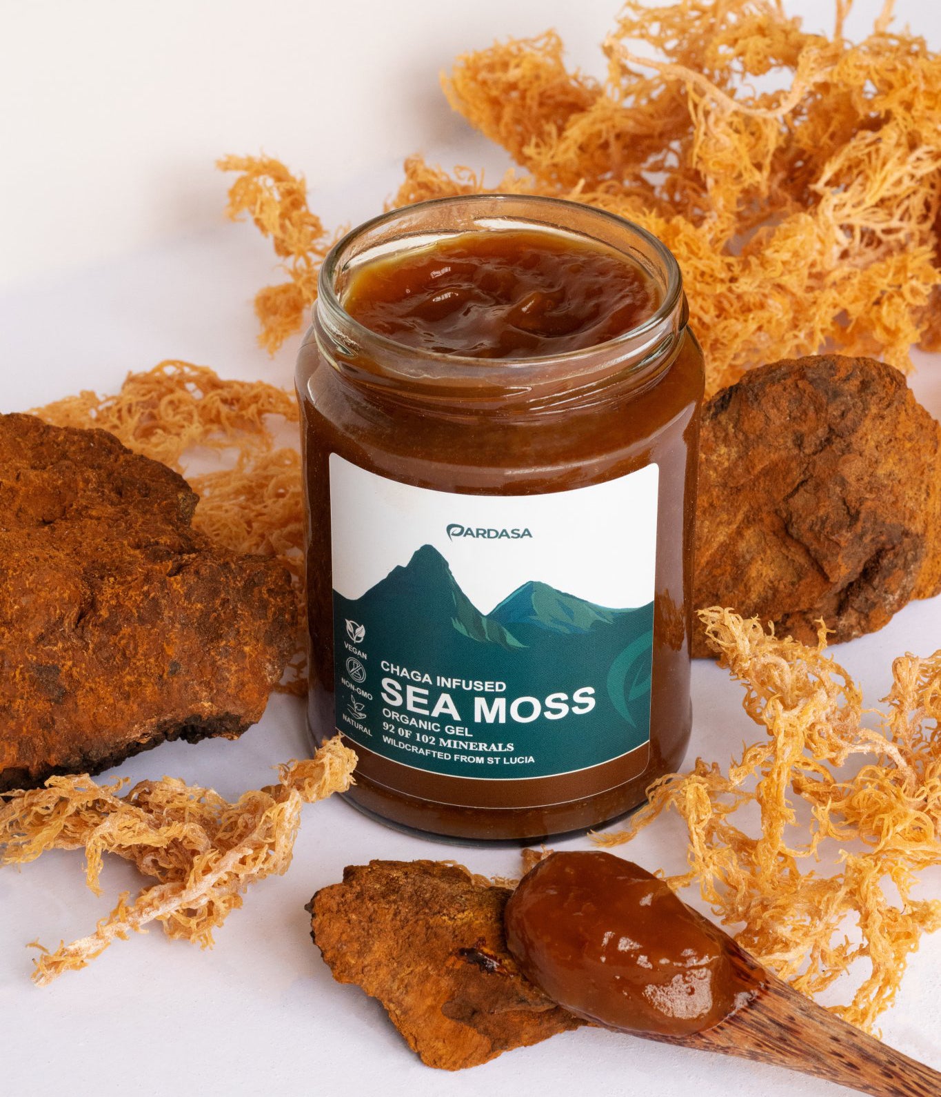 
                  
                    Organic Sea Moss x Chaga Gel
                  
                